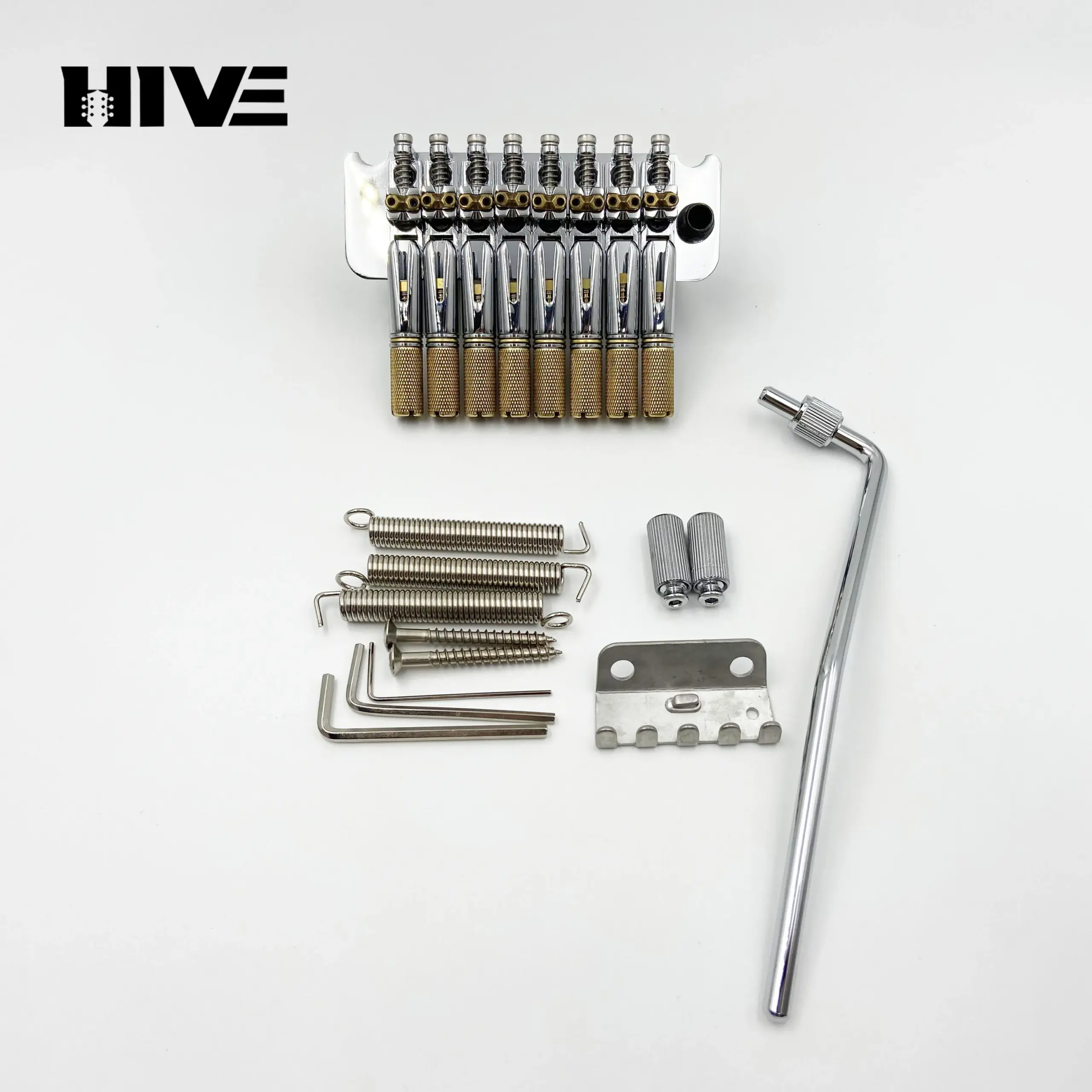 Headless 8-String Guitar Bridge with Double-Crank Design 10 Headless 8-String Guitar Bridge with Double-Crank Design - Image 10