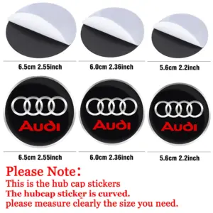 Premium Aluminum Wheel Center Stickers Set 12 S9bf49b55194c41e5b70cf7587382f341b