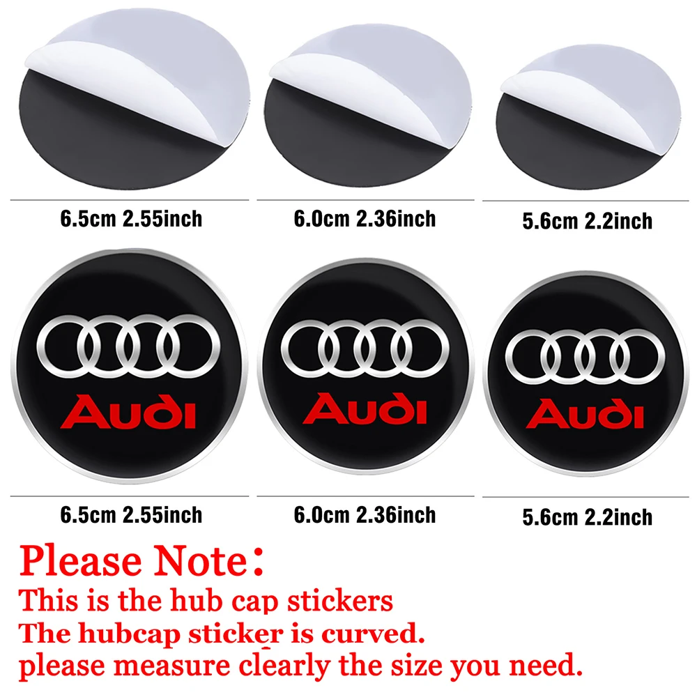 Premium Aluminum Wheel Center Stickers Set 3 Premium Aluminum Wheel Center Stickers Set - Image 3