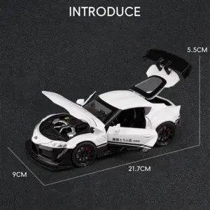 Toyota GR Supra A90 Diecast Model 1:22 Scale 13 S9bfe1c390801434f8ce65ae8223f8879e