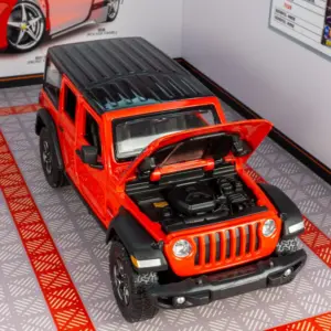 Red 1:24 Jeep Wrangler Rubicon Diecast Model 12 S9c0044facba7445c9d6eee845edbdb13v