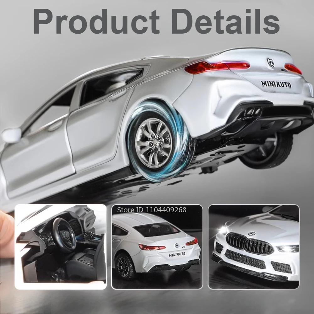 Vibrant 1:32 Diecast Model Car with Features 2 Vibrant 1:32 Diecast Model Car with Features - Image 2
