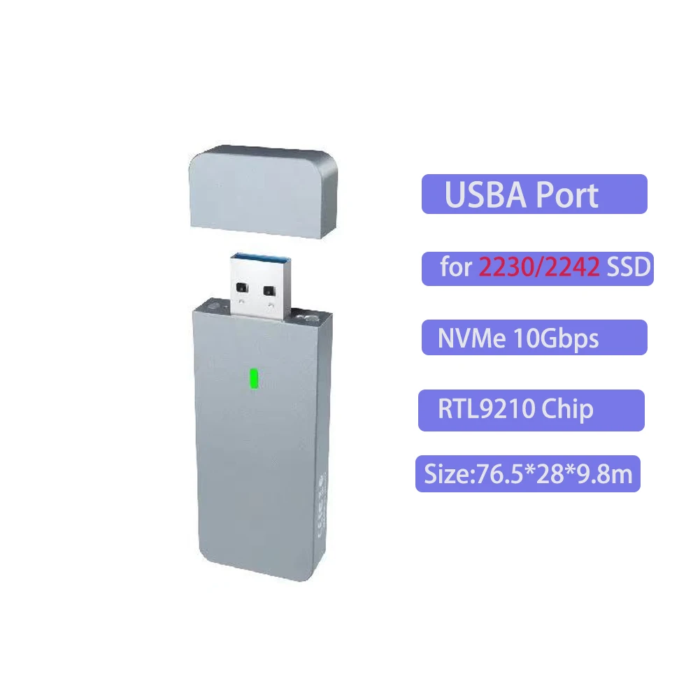 M.2 NVMe 2230 SSD Enclosure CNC Aluminum 8 M.2 NVMe 2230 SSD Enclosure CNC Aluminum - Image 8