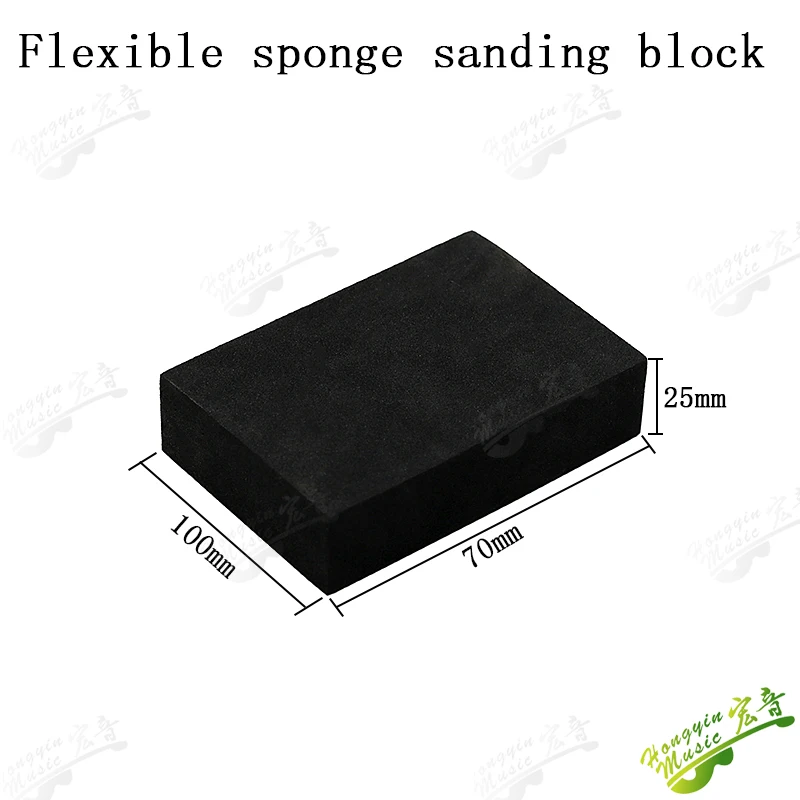 Flexible Guitar Polishing Sponge Block 100x70x25mm 7 Flexible Guitar Polishing Sponge Block 100x70x25mm - Image 7