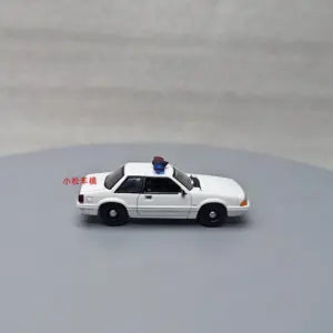 1987 Ford Mustang SSP Diecast Model in White 6 S9c54e389f1144742855b1655150608288