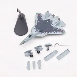 Diecast Su-57 Fighter Model by HYINUO 12 S9c5b1633bb984e3dae3e5e668942da59s