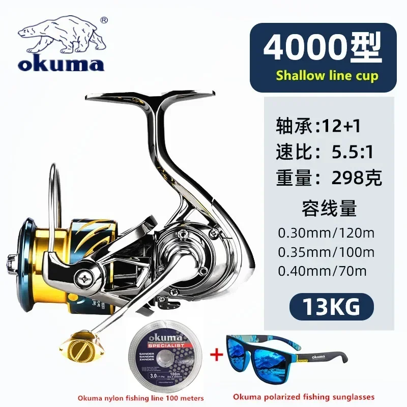 Premium All-Metal Fishing Reel Model 1000-5000 7 Premium All-Metal Fishing Reel Model 1000-5000 - Image 7