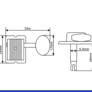 Vintage Electric Guitar Tuning Pegs Set 11 S9c5e168733454f0e8602a92c86d9645an