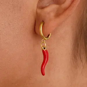 Vibrant Red Chili Pepper Stainless Steel Earrings 9 S9c8b1fba5f7e4fc9abc955ec697deda0I