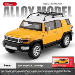 Toyota FJ Cruiser 1:24 Diecast Model in Yellow 16 S9c8f0c7056364378b5abde5bce94ee5de