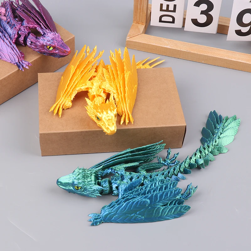 Vibrant 3D-Articulated Dragon Figurine 5 Vibrant 3D-Articulated Dragon Figurine - Image 5