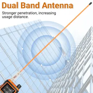Vibrant Orange Dual-Band Ham Radio Antenna 14 S9c95f6b3310b471dbf6f0b592d0ce076d