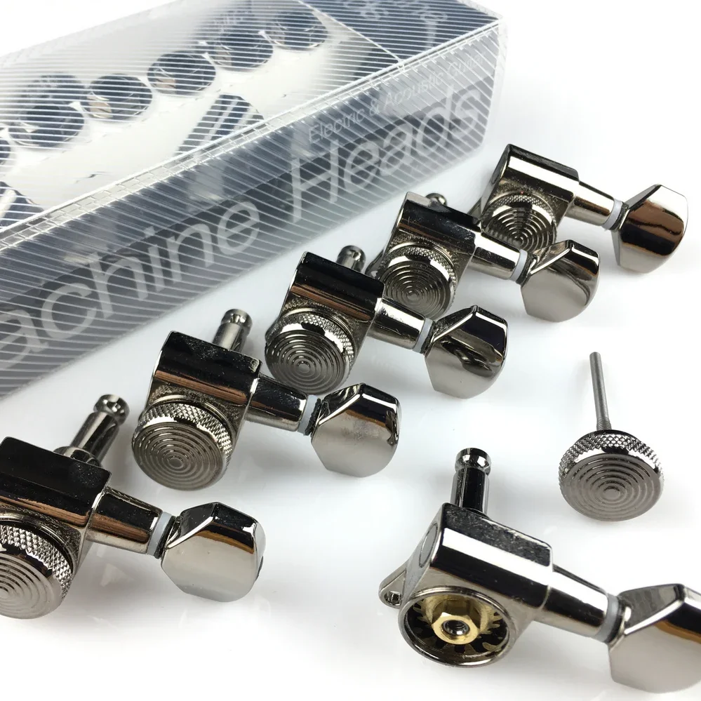 Locking Tuner Set for Electric Guitars Model JN07SPBN 2 Locking Tuner Set for Electric Guitars Model JN07SPBN - Image 2