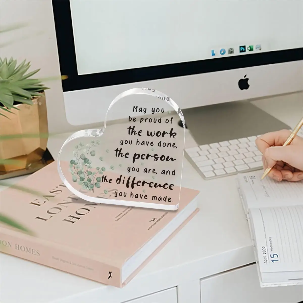 Heart-Shaped Acrylic Sign for Farewell Gift 5 Heart-Shaped Acrylic Sign for Farewell Gift - Image 5