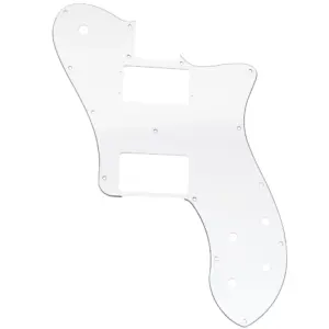 White Pickguard for Fender Tele Deluxe Models 16 S9ce66e616d944438aa6f87eae791df852