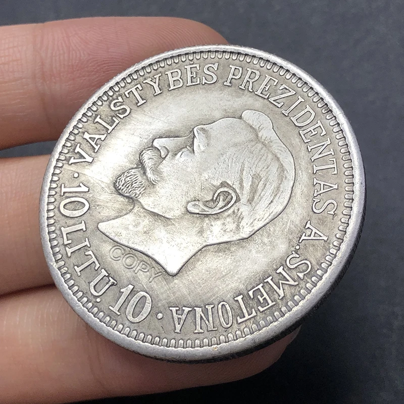 Lithuanian 1918-1938 Copper Commemorative Coin 3 Lithuanian 1918-1938 Copper Commemorative Coin - Image 3