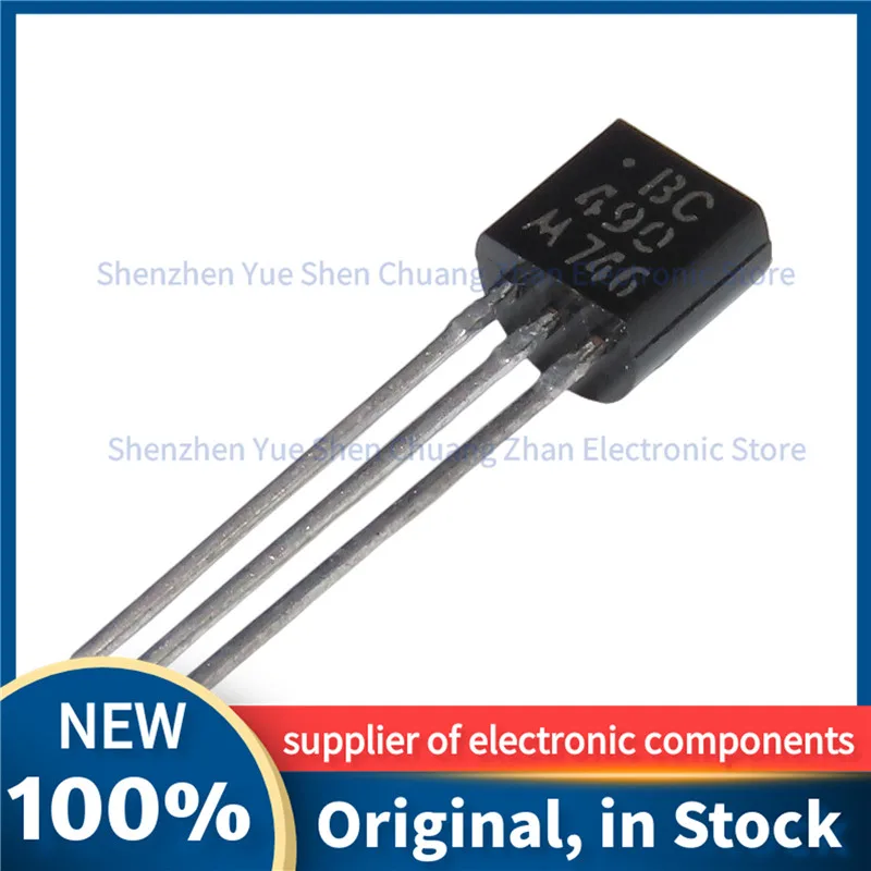 Set of 5 BC490A TO-92 Transistors with Copper Foot 2 Set of 5 BC490A TO-92 Transistors with Copper Foot - Image 2