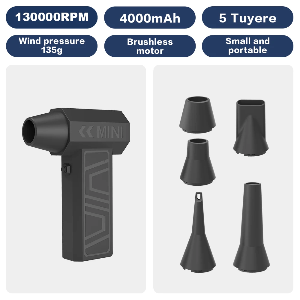 Wireless Electric Air Duster 75W, 4000mAh Battery 10 Wireless Electric Air Duster 75W, 4000mAh Battery - Image 10