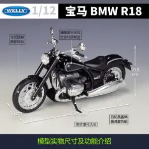 BMW R18 1:12 Diecast Motorcycle Model 7 S9dd3809c75d645c59e556cc849009e0ch