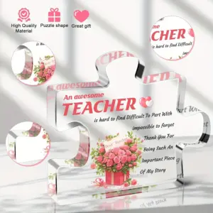 Teacher Appreciation Acrylic Block Gift 9 S9de8162db85d44a29d24e05f245c8d13B