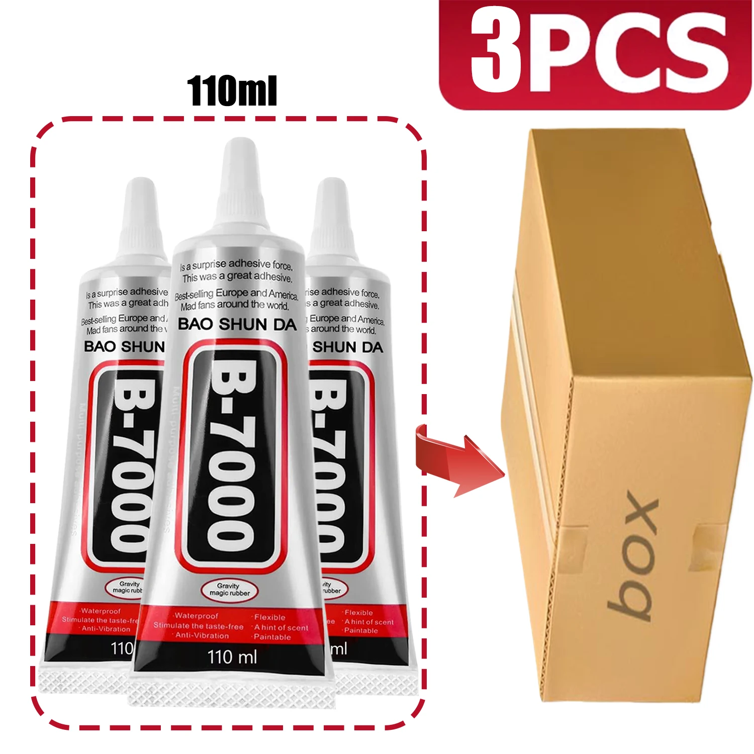 B7000 Multi-Purpose Repair Adhesive 15/25/50/110ml 8 B7000 Multi-Purpose Repair Adhesive 15/25/50/110ml - Image 8