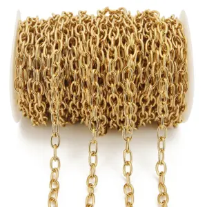 Heavy Stainless Steel Jewelry Chain in Gold Tone 13 S9df9d70fd5de4bacba609bf691a9d40e8