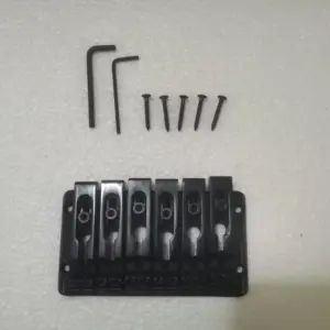 Professional Black Bass Guitar Tailpiece and Bridge 8 S9e0d9aeb4bbd43c98f5f85ae9676c7b35