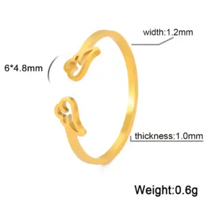 Wing-Shaped Adjustable Stainless Steel Ring for Women 14 S9e162cdac3c941a6bcb4f4fa6fe1976dA
