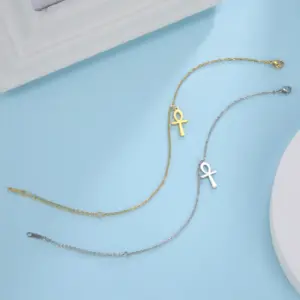 Egypt Ankh Cross Anklet for Women 13 S9e1a5a60ef724888aee503b420576860G
