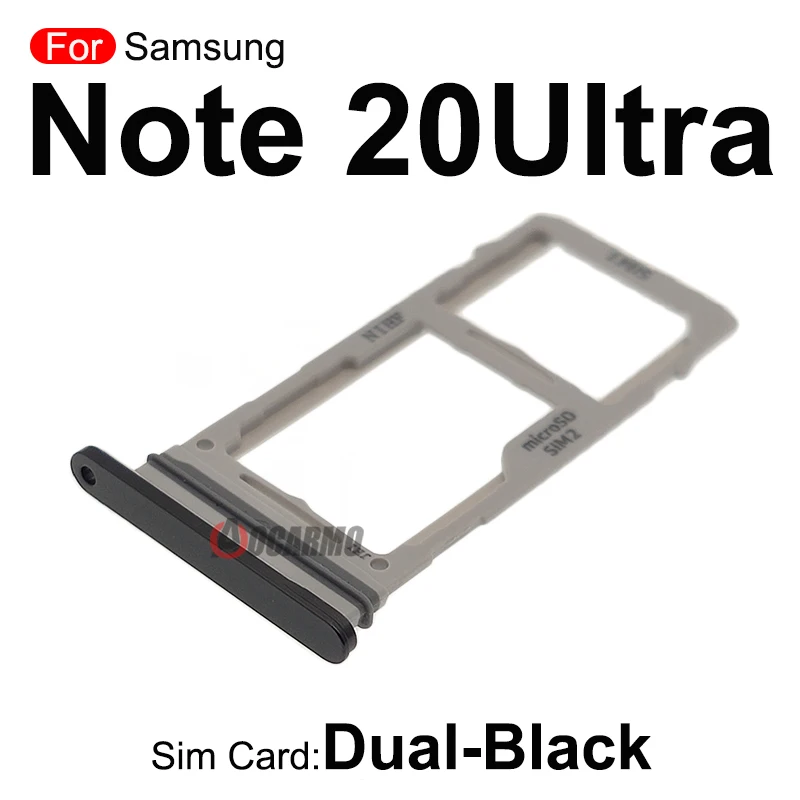 Galaxy Note 20 Ultra SIM Tray Replacement in Black 4 Galaxy Note 20 Ultra SIM Tray Replacement in Black - Image 4