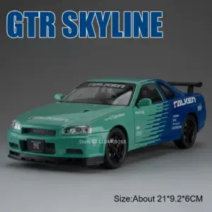 GTR-CSR2 R34 Purple Miniature Car Model 16 S9e47c9043cf046a2b9e8c165c1d0c756B
