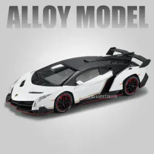 1:24 Revuelto Sports Car Model in Metallic Purple 19 S9e60200905a341eab1b358b5a27748365