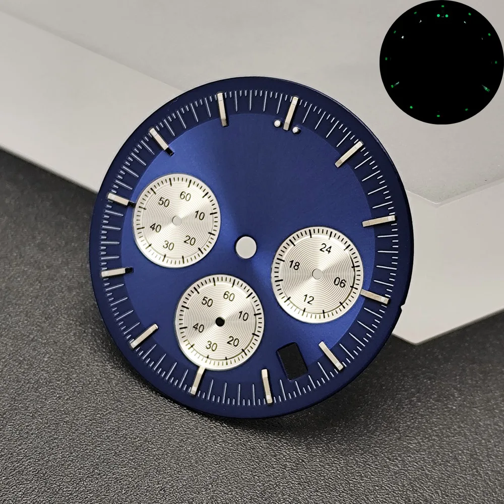 Blue/Green 32.5mm Watch Dial for VK63 Model 4 Blue/Green 32.5mm Watch Dial for VK63 Model - Image 4