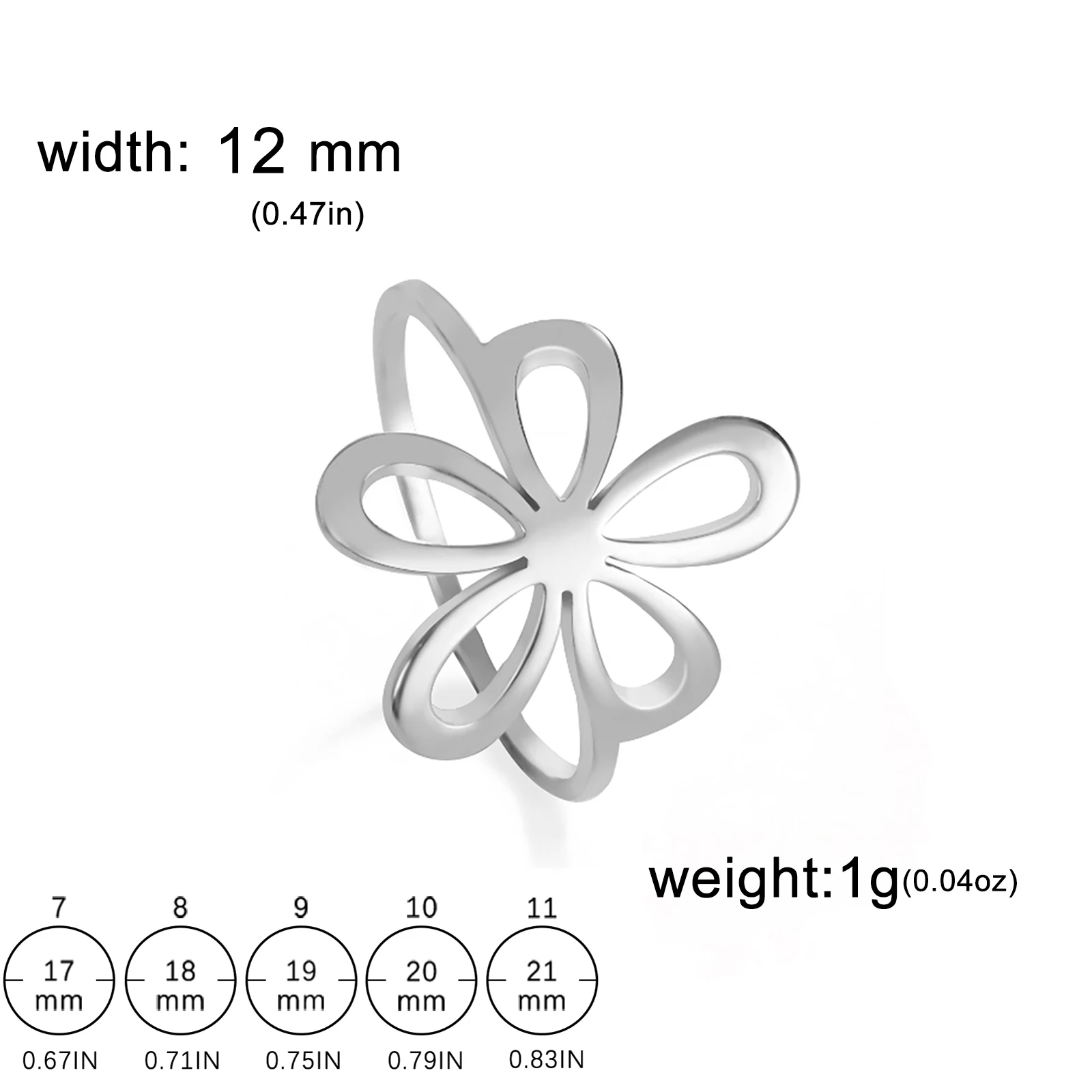 Elegant Floral Ring for Women and Girls 8 Elegant Floral Ring for Women and Girls - Image 8