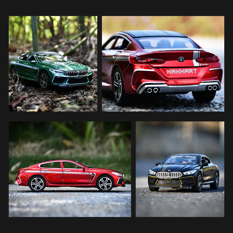 Black and Gold Alloy Model Car 1:32 Scale 3 Black and Gold Alloy Model Car 1:32 Scale - Image 3