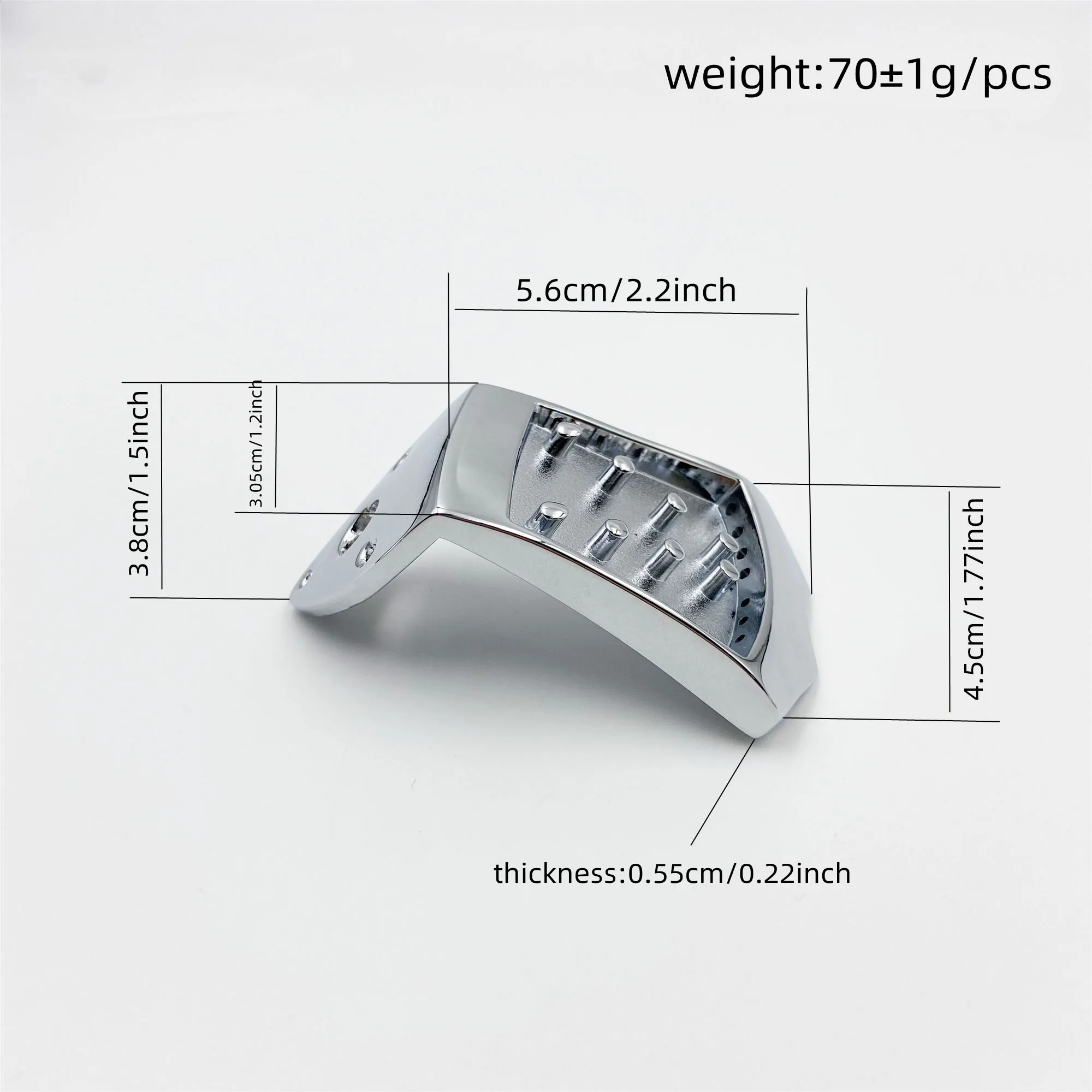 8-String Mandolin Bridge Tension Plate Set 5 8-String Mandolin Bridge Tension Plate Set - Image 5