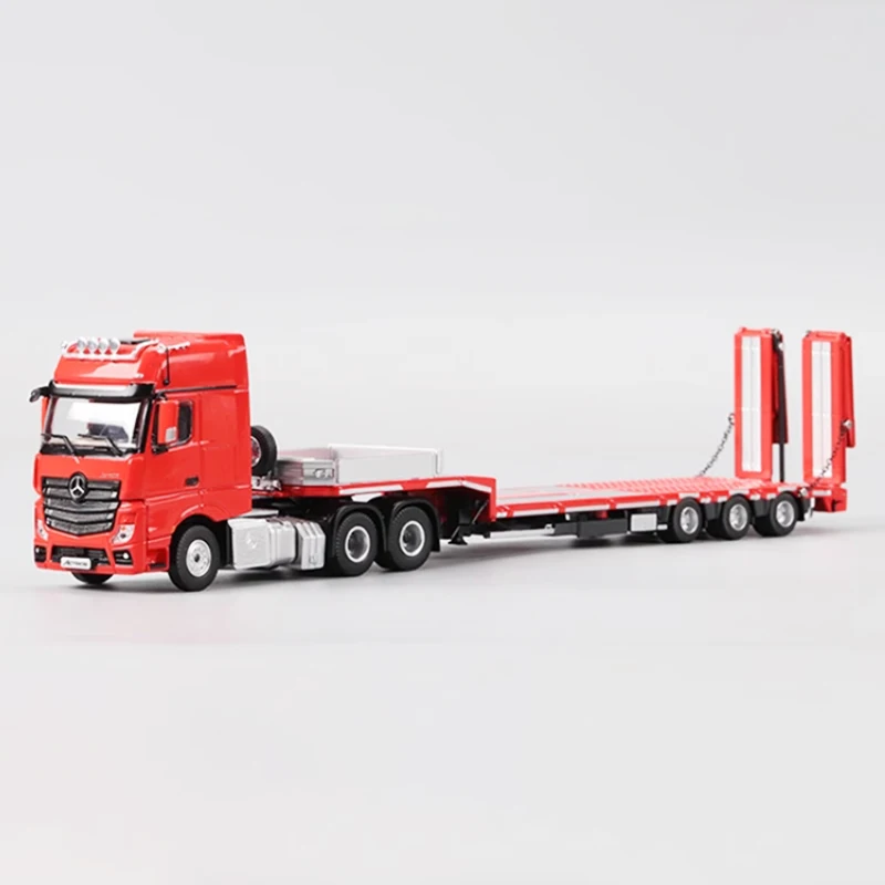 Red Diecast Semi-Truck and Trailer Model 3 Red Diecast Semi-Truck and Trailer Model - Image 3