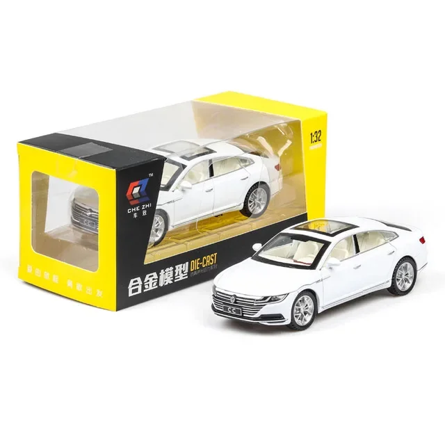 White Volkswagen CC 1:32 Diecast Model 7 White Volkswagen CC 1:32 Diecast Model - Image 7
