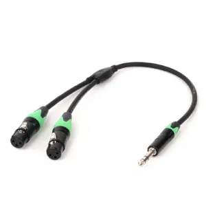 6.35mm to XLR Stereo Splitter Cable 0.3m/0.5m 18 S9eed3e5bcf7a4f43b00655595fb6ed84e