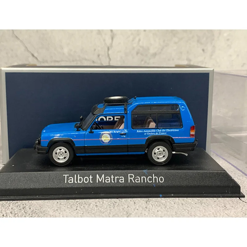 Vibrant Blue Talbot 1982 Diecast Model 1:43 Scale 2 Vibrant Blue Talbot 1982 Diecast Model 1:43 Scale - Image 2