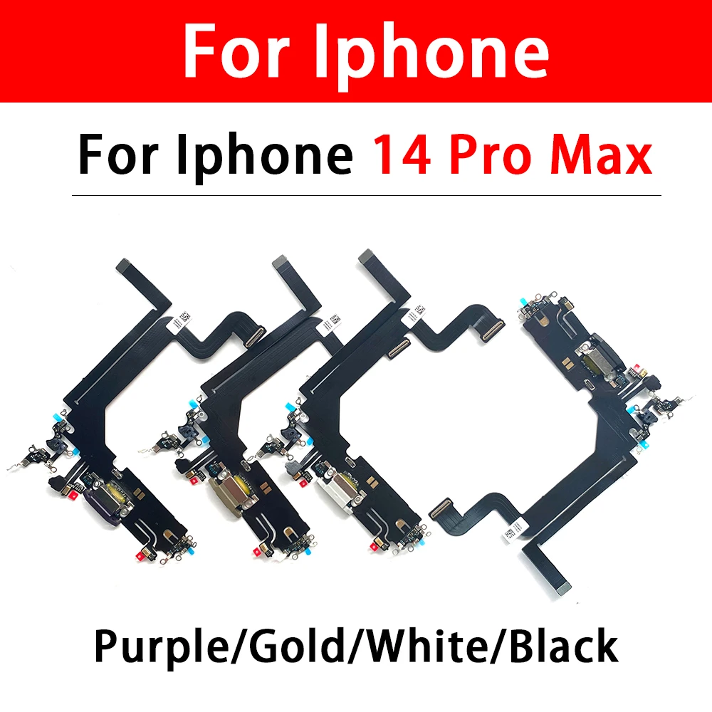 Set of 10 iPhone 14 Pro Max/Plus Charging Port Boards 2 Set of 10 iPhone 14 Pro Max/Plus Charging Port Boards - Image 2