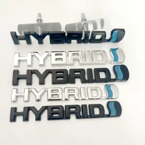 Toyota Hybrid 3D Alloy Badge 15cm