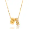 Stainless Steel Gold Pendant Necklace JDN0307023