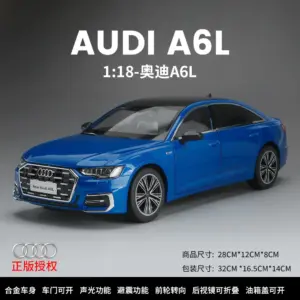 1/18 Audi A6 Diecast Model with Lights 17 S9f3463c0d90f46bfa6549a09b7909d6bY