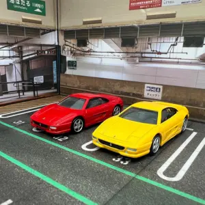 Vibrant Yellow Ferrari F355 Miniature Model 7 S9f5d9901865748c885324d09e399dc55e