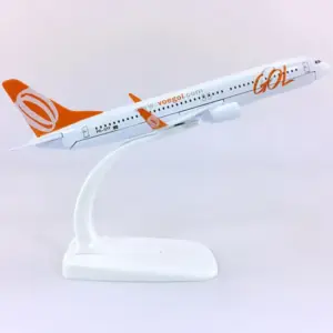 GOL Airlines B737-800 1:400 Scale Diecast Model 6 S9f663ddd29c8424ea3af2ee9854671061