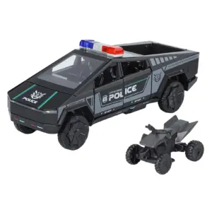 1:24 Scale European-American Police Pickup Truck 7 S9f705114d7734c7980eb0b468ba1df700