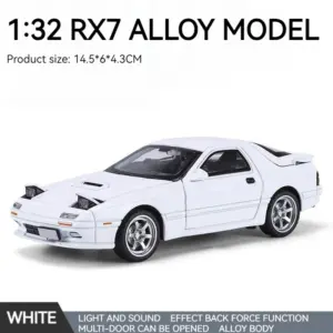 Mazda RX-7 FC 1:32 Diecast Model Car 18 S9f9bca3d35e8460fb3905da634b845a1a