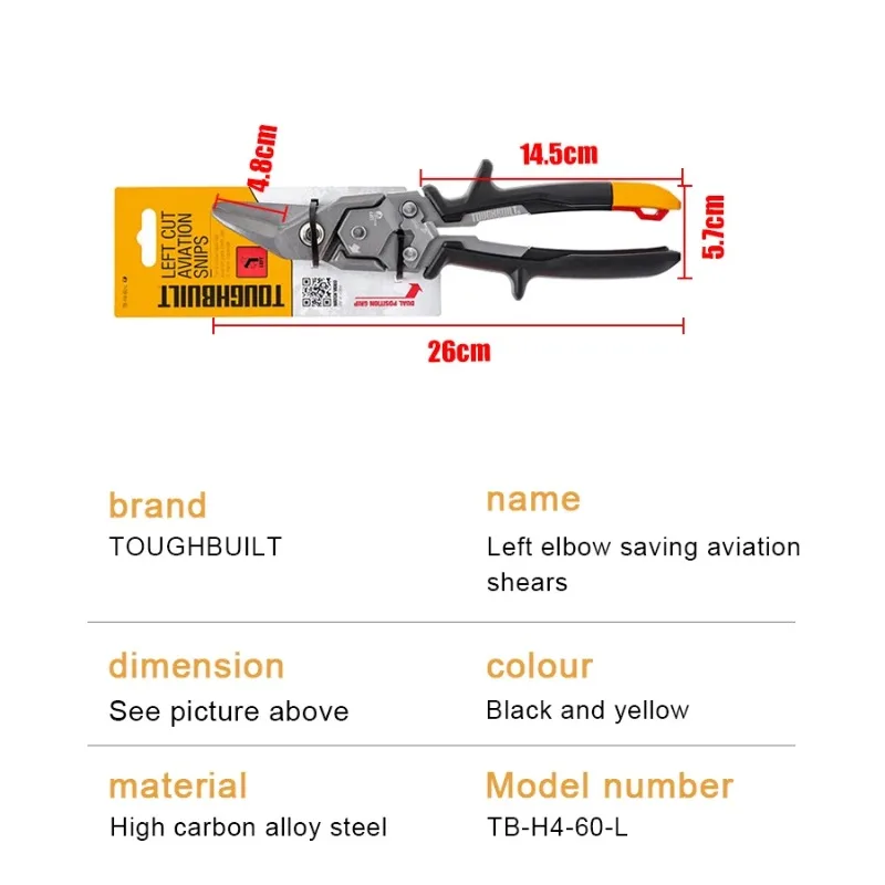 Professional Aviation Snips Set for Sheet Metal Cutting 4 Professional Aviation Snips Set for Sheet Metal Cutting - Image 4