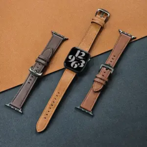 Leather Watch Band for Apple Watch Series 1-10 11 S9fbab4dd2b7942b8aadb75d26ad5e883X